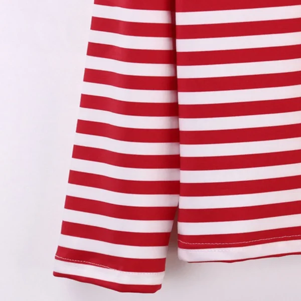 Hb5c270e75ca747b8ae0eb0e542de0826Y.webp Dourbesty Women Red White Striped Long Sleeve T-Shirts Loose Casual Shirt Female Basic O-Neck Tops Tee Autumn Pullovers New 2025