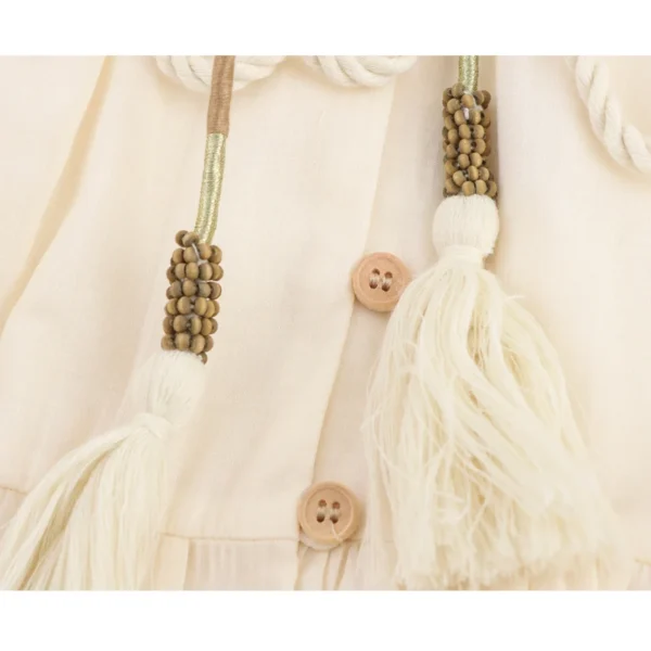 S1d4f97e8a1724e09a843880015336d4cd.webp MUJER Flower Embroidered Mini Dress Women Tassel Pleated Short Dresses for Woman Summer Beach Women's Dress Boho Dress Woman
