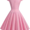 S3b0eec15daee4718b199ed4c03affb659.webp Summer Dress Women Hepburn Vintage Rockabilly Pin Up Dress Robe Femme Casual Retro Elegant Party Midi Sundress Jurken