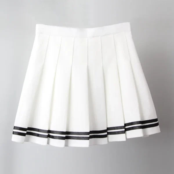 S40871ddf5a42445593613ee9630987edm.webp Kawaii Harajuku Skirts Preppy School Uniform High Waist Pleated Women Girls Lolita A-line Sailor Skirt