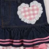 S86c1b3d1eed54d3398563fea8771e792O.webp Preppy Style Lolita Kawaii Skirts Japanese Sweet Mini Women Harajuku Cute Ball Gown Denim Skater Y2K High Waist Lace Cake Skirts