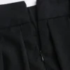 S8d8e703679bb40a6a26c48d1583497c0i.webp Black waist long pleated skirt, black high waist pleated skirt (with belt)