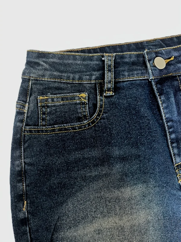 Saa265960856746bc8d0b85833ed398c0I.webp 2026 Summer Women's High Waist Letter Print Denim Mini Skirt Y2K Distressed Bodycon Jean Skirt Casual Streetwear for Party Club