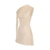 Sb748996cb5804f56a74ecc248311924ak.webp Summer New Women A-Line Dresses Streetwear Fashion Ribbon Skew Collar Casual Slim Dress Solid Sexy Off Shoulder Knitted Dresses