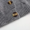 Sbe8b1a9f8e0747b6bbf9acb74f800c17L.webp 2026 V Neck Cropped Cardigan Women Long Sleeve Twist Knitted Sweater Coats Autumn Winter Keep Warm Korean Fashion Cardigan