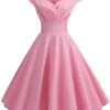 Sda1f8d710f6c4d85a5cf6875924e06592.webp Summer Dress Women Hepburn Vintage Rockabilly Pin Up Dress Robe Femme Casual Retro Elegant Party Midi Sundress Jurken