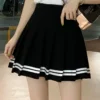 Sdb811f2c31f04f9e8cd41f1d245cbc50V.webp Kawaii Harajuku Skirts Preppy School Uniform High Waist Pleated Women Girls Lolita A-line Sailor Skirt