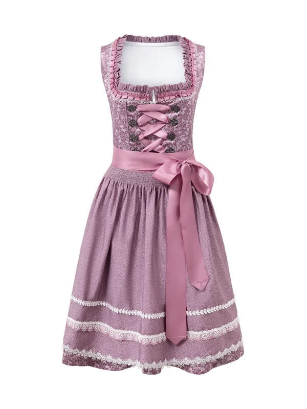 Sea5381e2ea064086bef55295d34ce6d5u.webp Women's German Dirndl Dress Costumes 2 Pieces for Oktoberfest Carnival Traditional Costume Beer Suit Festive Suit
