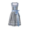 Sf8ee17f8759249dfa949105849fd3c2cG.webp Women's German Dirndl Dress Costumes 2 Pieces for Oktoberfest Carnival Traditional Costume Beer Suit Festive Suit