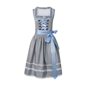 Sf8ee17f8759249dfa949105849fd3c2cG.webp Women's German Dirndl Dress Costumes 2 Pieces for Oktoberfest Carnival Traditional Costume Beer Suit Festive Suit