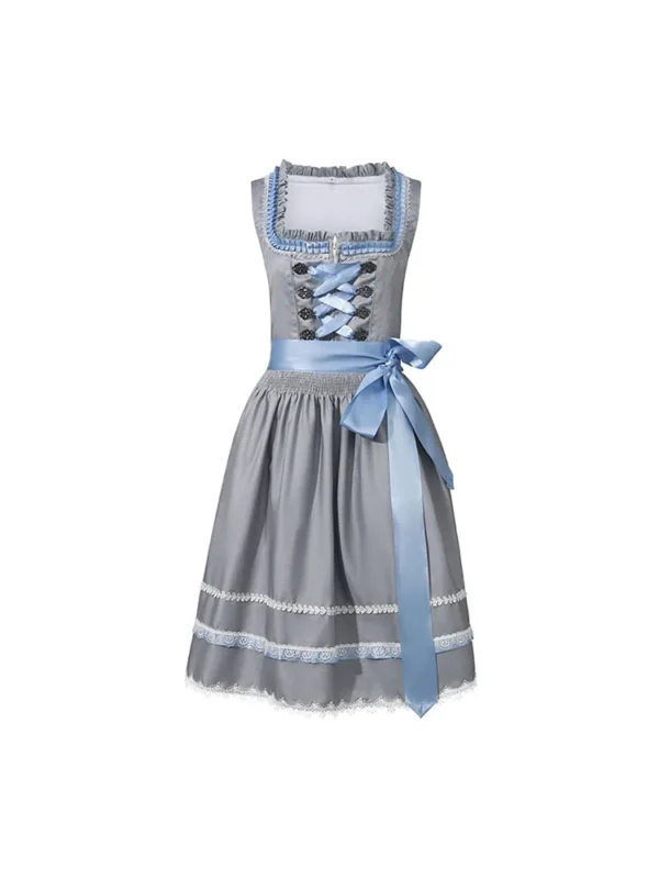 Sf8ee17f8759249dfa949105849fd3c2cG.webp Women's German Dirndl Dress Costumes 2 Pieces for Oktoberfest Carnival Traditional Costume Beer Suit Festive Suit