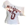 Sfa2ef174c5184e6b8de8414cc97428bdd.webp Y2k Sport Summer Off shoulder Top Women Sexy Vintage 2000s Short sleeve T shirt Lady Body Basic Crop Top Female Casual